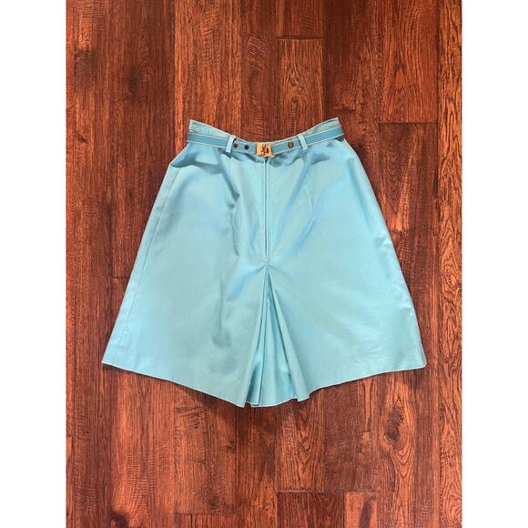 Vintage Bermuda Shorts - Princess Turquoise Blue - Small - Murr’s of California - Picture 1 of 7